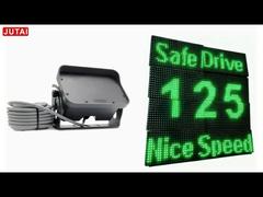 Radar di velocità inglese arabo Schermo LED Modelli personalizzabili Testo modificabile