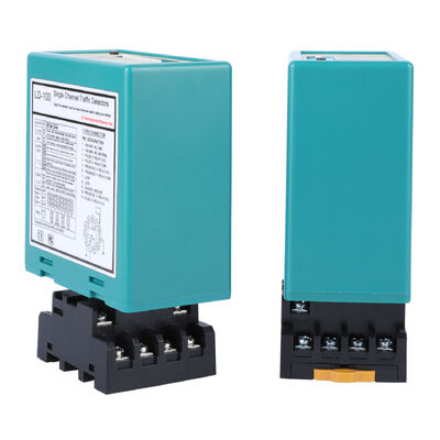 Detettore di circuito del veicolo LD-100 a canale singolo con gamma 20-2000μH, 16 livelli di sensibilità e ripristino automatico per i cancelli di barriera di parcheggio