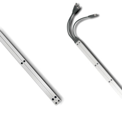 Barriera fotoelettrica di sicurezza per porte industriali CG15-8L12 con 8 fasci incrociati, portata 12m e protezione IP67 per porte ad alta velocità