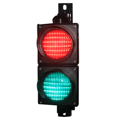 JUTAI JD112HF-C Semaforo LED Rosso e Verde da 100mm con Protezione IP65 per Barriere di Parcheggio e Controllo Accessi