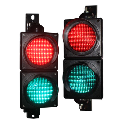 JUTAI JD112HF-C 100 mm Luce di segnale di traffico a LED rosso e verde con protezione IP65 per cancelli di barriera di parcheggio