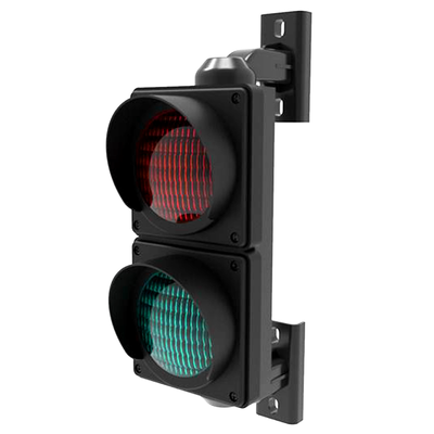 JUTAI JD112HF-C 100 mm Luce di segnale di traffico a LED rosso e verde con protezione IP65 per cancelli di barriera di parcheggio