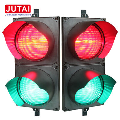 JUTAI JD112HF-C 100 mm Luce di segnale di traffico a LED rosso e verde con protezione IP65 per cancelli di barriera di parcheggio e controllo dell'accesso dei veicoli
