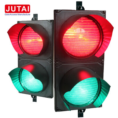 JUTAI JD112HF-C 100 mm Luce di segnale di traffico a LED rosso e verde con protezione IP65 per cancelli di barriera di parcheggio
