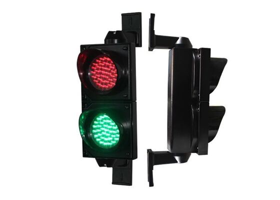 JUTAI JD112HF-C Semaforo LED Rosso e Verde da 100mm IP65 per Barriere di Parcheggio e Controllo Accessi