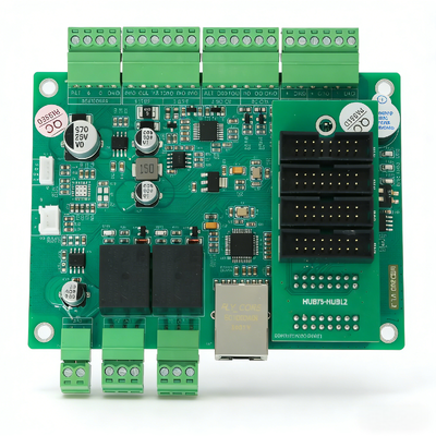NED200 Controller LED Multi-Interfaccia con Ethernet MQTT RS485 RS232 Wiegand Relay HUB75 per Sistemi di Parcheggio