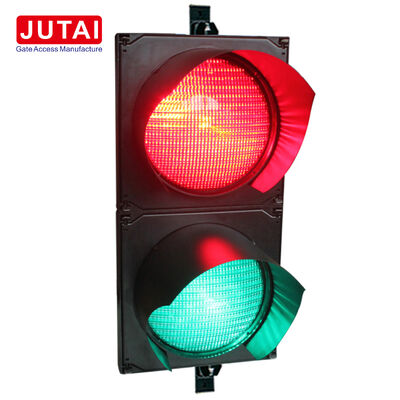 JD112HF-C 100 mm Luce di segnale di traffico a LED rosso-verde con LED ad alta potenza OSRAM, lente a Fresnel e IP65 per cancello di barriera di parcheggio e controllo dell'accesso dei veicoli