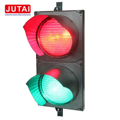 JD112HF-C Semaforo LED Rosso Verde 100mm con LED OSRAM ad alta potenza, lente Fresnel e IP65 per barriere di parcheggio, ingressi veicoli e sistemi di controllo accessi