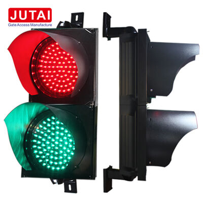 JD112HF-C 100 mm Luce di segnale di traffico a LED rosso-verde con LED ad alta potenza OSRAM, lente a Fresnel e IP65 per cancello di barriera di parcheggio e controllo dell'accesso dei veicoli