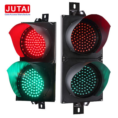 JD112HF-C 100 mm Luce di segnale di traffico a LED rosso-verde con LED ad alta potenza OSRAM, lente a Fresnel e IP65 per cancello di barriera di parcheggio e controllo dell'accesso dei veicoli